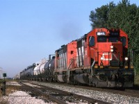 510 came out of Calder/Walker Yard each morning and headed up the Vegreville Sub to switch the chemical plants on the Beamer Spur and Scotford Yard in Fort Saskatchewan. It always had big power to handle these duties, and it was predictable.