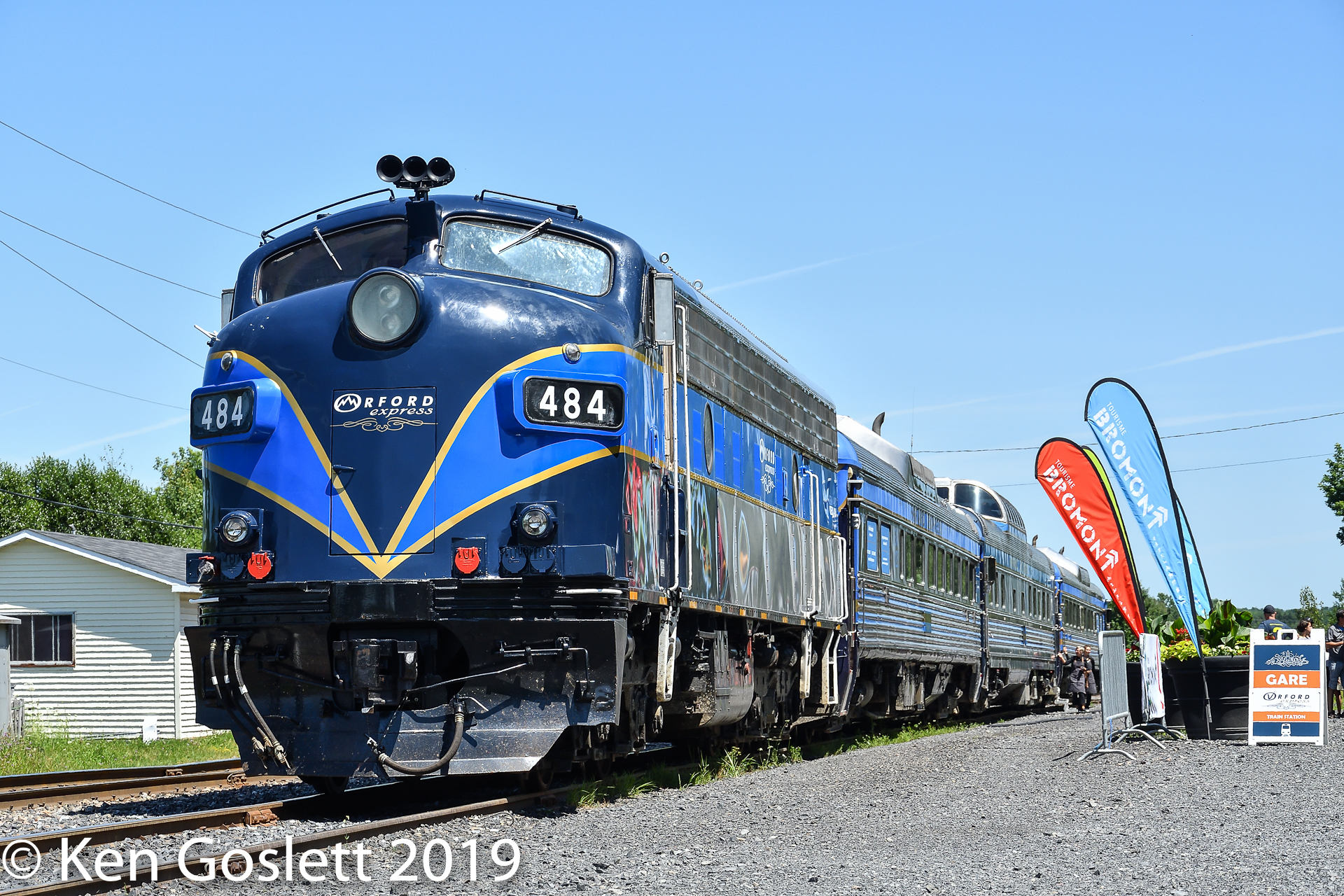 Railpictures.ca - Ken Goslett Photo: The Orford Express tourist