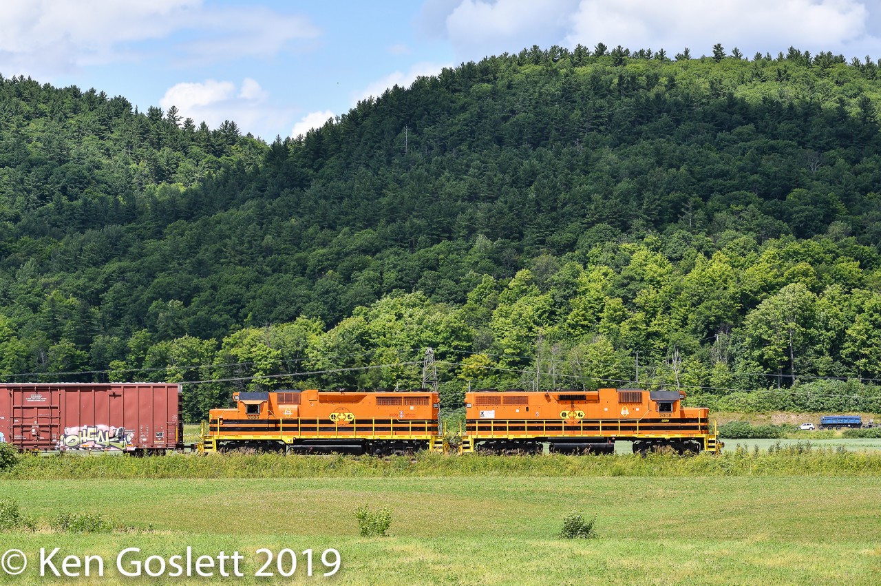 Eastbound from Thurso with 29 cars.