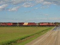 CP 421 stretches out of North Yard Switch Spence to make a 2 car lift on the tail end before departing with 5 behind 5 to setoff at Midhurst!