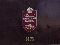 A classic herald depicting the infamous beaver atop a branch sprouting maple leaves with CANADIAN PACIFIC RAILWAY under the colonial English crown.Spotted on CP 40B-13, the RCP consist in town for LPGA Women's Open in Richmond Hill.