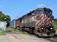 There was once a time that I would dedicate an entire day to Railfanning in the Niagara region, but sadly that was years ago now. It’s sad to see what has become of most of the lines in the area not to mention the traffic that has vanished over the years. A trip to Buffalo today would find me taking a quick detour as I came upon a very dirty and worn BC Rail cowl unit leading train 421 at Grimsby. I can’t get enough of these old cowl units leading trains, especially with all the modern power kicking around these days.