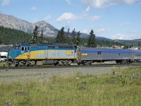 F40PH-3 VIA 6433 departs Jasper with train #5 "The Skeena"