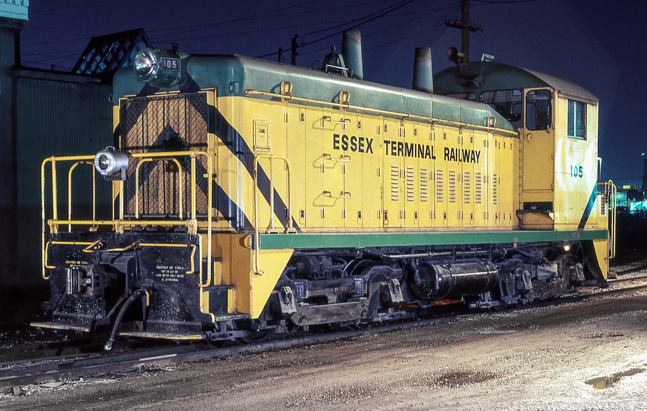 Essex Terminal 105 is in Windsor, Ontario on a cold April night in 1983.