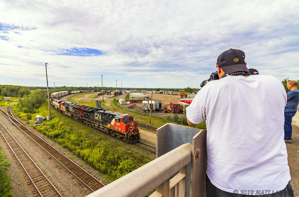 A Battle Won!

Engineer Brian Murray is in control of train 305, as they put their train together at Gordon Yard in Moncton, New Brunswick. This is no ordinary trip for Murray. This is the first mainline trip he's done in about 9 months after battling cancer. I'm happy to say he won the battle and is now cancer free. It's a battle, but cancer doesn't always win! Here's hoping for plenty more great years Brian!