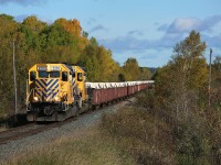 With both units in the new "Arrow" paint scheme, 2201 and 1734 lead train 207 through Porquis Junction towards Kidd Yard.  