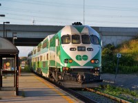GO Transit train 7905 (Lincolnville to Toronto) departs the Unionville station in Markham, Ontario, with MP40PH-3C 618 shoving on the rear.  This location is called Hagerman on Canadian National's Uxbridge Subdivision.  So, three names for the same location?  That's not confusing at all!  (August 30, 2019)