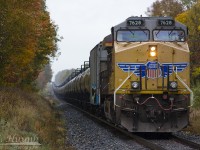 Foreign power on the Belleville Sub! UP 7628 on the trailing end of 650. I was hoping this train would finally show up at some point.