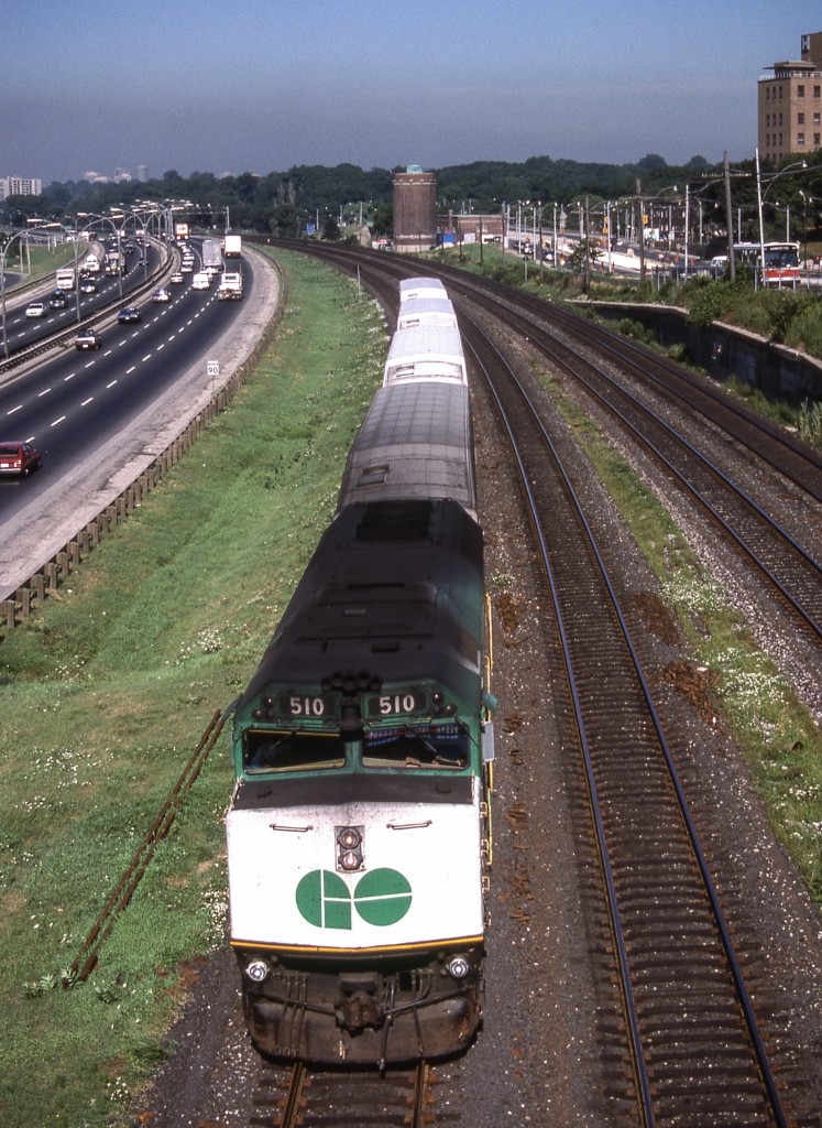 GO 510 is in Toronto on August 8, 1988.