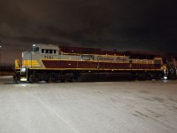 Having earlier brought in train 100 on her first venture east, CP 7010 will shortly be heading back west on the head-end of CP 101. The lines of these SD90MAC re-builds certainly do justice to the beautiful heritage paint scheme. 