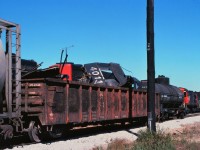 CN leased a bunch of units to the L&N railway in the mid-1970s.  This is the condition of GP40 4011 when it was returned to CN.  It also explains why it was never renumbered. 