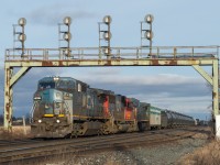 After seeing Mike Molnars shot of an ex LMS leading at Paris, it made me think of the last time I shot a blue Illinois Central C40-8W leading at Paris.  Here we see another example of an amazing Winter 2019 consist, CN 385 with IC 2463, CN 5454, GECX 9124.  Man I wish these consists...oh right before this I shot CN 331 with CN 2106 and GECX 9124.