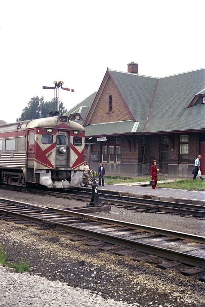 CP Budd stopped at Havelock after run east from Toronto.  Station now is used for commercial purposes, inc a pizzeria if I remember correctly.