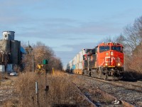 With all of the rerouted intermodals running on the Dundas at the moment, I figured part of my Saturday would include trying to find one. I saw an eastbound coming on ATCS so made my way up to Copetown. Got an intermodal, but I believe it was just good ol' 148. Nonetheless, was a pleasant morning for photos and a good day to be out and about.