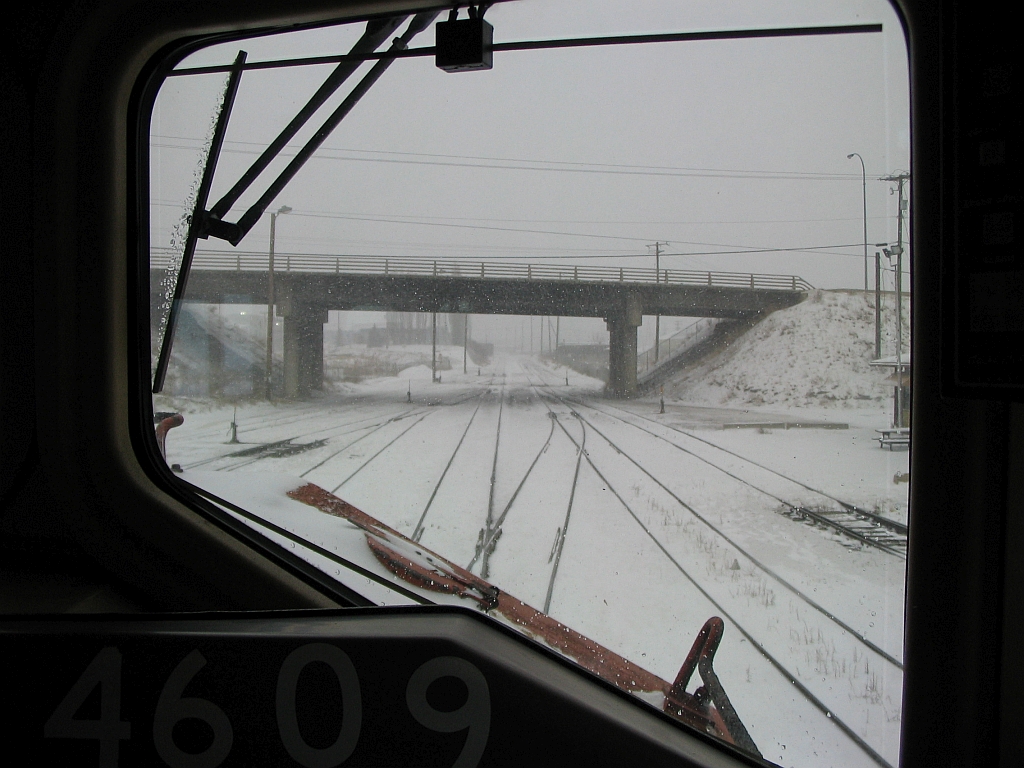No doubt a "winter weather advisory" was in effect this day as we prepared to head north into the storm.