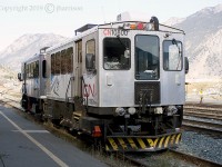 Another shot of the Kaoham Shuttle consisting of CN 10800 (ex BCOL TU-108) and CN 10900 (ex BCOL TU-109) built by Jim Busby Services in 1999 and purchased by BC Rail in 2002. The units were upgraded I believe, in 2012, with among other things, washrooms, air conditioning, improved heating and bike racks. Today, the shuttle is sharing the station siding with several BCOL wood chip cars - a sign of modern times, and at the scheduled 1530 hr. departure time, will back away from the station and onto the mainline before proceeding south to Shalalth and Seton Portage.

