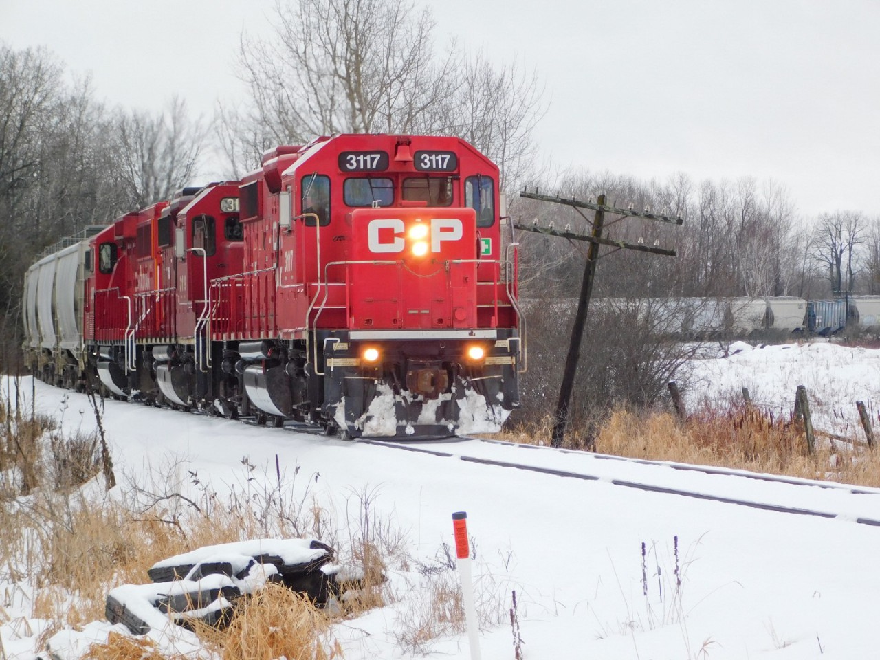 Just outside of Peterborough I caught a pretty healthy length T08 going to Havelock to set up a week worth of service.