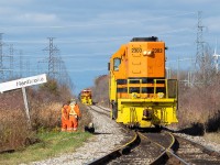 I was in no rush to post this, but the whereabouts of GEXR 2303 came up in discussion on <a href="http://www.railpictures.ca/?attachment_id=40011" target="_blank">Steve's recent upload</a> of a GEXR plow extra in 2015 so figured the timing was right. In this shot, 2303 had just returned from taking tanks over to Franklin Yard and will soon proceed back south into the refinery where it is one of the units that handles switching duties. 591 is pictured further north, where it was waiting for 2303 to clear. On this day 591 was a solo 2081. 2111 was originally paired with it, but the engineer cut it loose in Garnet on account of not liking that unit. 2081 could handle the duties on its own as 591 was relatively small given that the refinery was on a maintenance shutdown at the time.