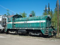 DLCX 143 is an SW900m on lease to Sand Source Services in Edson Alberta. This unit has quite a history, it was originally built as an EMD "SC" locomotive for Chicago Great Western in 8/1936 ! It was rebuilt as an SW900m in 1957.  