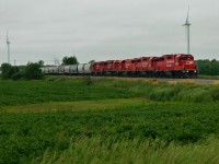 CP 254 runs towards the Welland Yard on the Hamilton Sub with 5 EMD/GMDs upfront. It turned quite a boring day to one of the most memorable catches of 2019!
