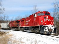 An SW1200RS leading 254?  Yes, that was my first thought when I heard CP 8158 South on the scanner.  I'm old.  The AC4400ACM rebuild still looks nice and clean leading 254 south down the Hamilton Sub.  Evidence of recent brush cutting can be seen on both sides of the right of way.  I would have loved to have seen the cutter in action because it took down some pretty good sized trees! 