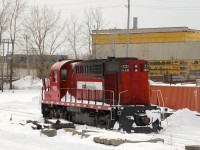 Built by MLW in their East End Montreal plant as CP 8772 in 1958, CAD 1825 (rebuilt by CP to CP 1825) still see service in its hometown as one of the switchers at Cad Railway Industries.