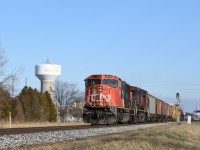 Finally back to seeing some trains! With a hefty train in tow CN 439 rolls over the VIA owned Chatham sub towards Windsor. This marked the first day seeing trains back on this line as VIA had it closed due to the blockades. 