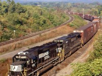 Definitely a train I miss these days. There was something about NS trains 327/328, everyone at the time tried there best to catch at least one of them on a trip to Bayview. A lot of the time it was just a pair of Dash-9's but just about anything could show up, especially in the last few years of the trains existence. I never caught many of NS' GP60's so thus day it was a treat as the train rolled through the cow path at Hamilton West, and the standard cab Dash-8s were a nice change too.