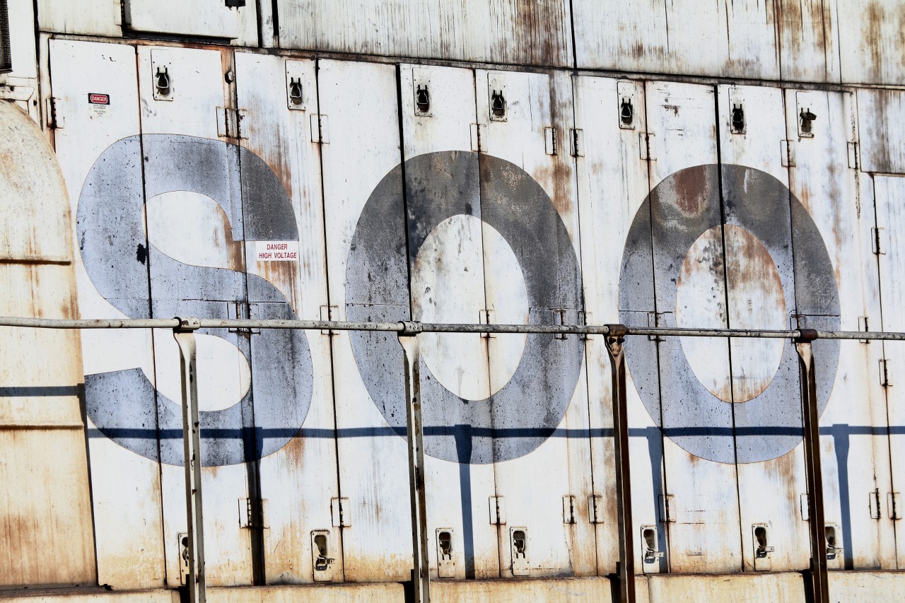 To many this unit screams out, please paint me. But to me it says come listen to the stories I have to tell. Stories of working gain elevators on SOO's many western branch lines, to working busy cities such as Chicago, Milwaukee,and St. Paul just to mention a few. A couple of western trips in the early 2000's would allow me the opportunity to catch these workhorse units working across the system. The paint on 4410 has seen the extreme temperature changes the prairies can experience from hit summers to bitterly cold harsh winters. It's paint faded and burned from years of heavy use and the fact that the last time it saw a paint both was the day it rolled of La Grange's shop floor in 1978. In 2020 the number of surviving Soo painted units are now in the single digits. It's been a hard life for 4410 and it's sisters but to me it is still a thing of beauty.