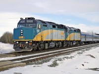 #1 seen approaching Wainwright.  Unknown to me at the time this was the penultimate run before the shutdown due to Covid19.  I was glad I made the effort to get out and see it, I have a feeling it is going to be several months before service is resumed.