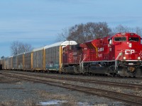 CP 147 blasts through Ayr with brand new CP SD70ACu 7031 leading the charge.  I must say, these sure look sharp in person and will entice me to photograph CP more frequenty.