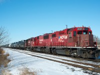 Three of CP's finest make up this set of yard power at Scotford. The CP 4507 is exMILW 357.   