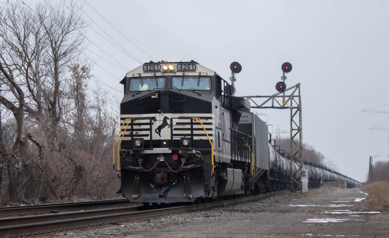 This Photo was taken at The Bartlett Avenue crossing on the Canadian Pacific North Toronto Subdivision. CP 650 is a Eastbound Loaded Ethanol Train from Marquette, Michigan to Albany, New York, it runs ass needed. This train is normally around 100 cars, it consists of Ethanol tanks and two buffer cars guarding each engine at each end of the train. 650 has brought a fair amount of foreign power to Toronto so far in 2020. We have seen Union Pacific, Norfolk Southern, Kansas City Southern, Ferromex. Hope you enjoy!