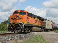 At one point in the summer of 2019, CP decided to try and run a CP 652/653. Here is one of the two CP 652s that ran on the Windsor Sub with BNSF 7574 as the rear dpu. I had the chance to snap a few photos as this ethanol train was coming to a stop, where it would meet CP 235 at the Ringold siding. Front power included UP 5547 & BNSF 8257.