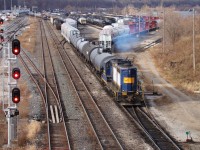 RLK 4003 switches Stuart St. Yard near the end of SOR operations in the area.