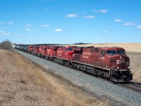 CP 466 has a decent lashup by 2020 standards 8740, 8009, 3017, 6300, 8904, 5865. With the 5865 reportedly sold to S&S Sales and Leasing and heading for Mobil Grain in Saskatoon. 