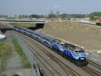 F59PH's AMT 1345 & AMT 1343 lead EXO 1209 through Montreal West.