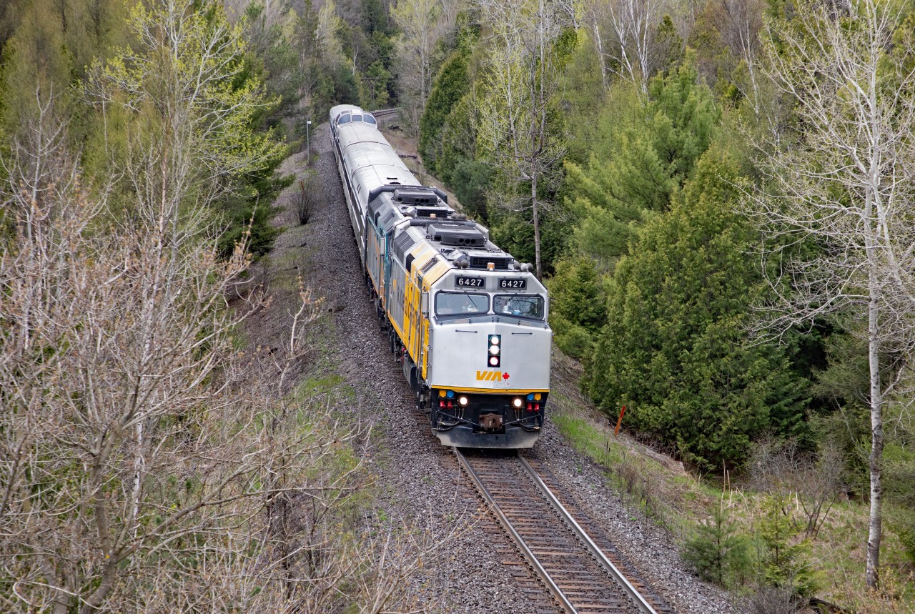 For the second and possibly last time, VIA ran an equipment extra west out of Toronto TMC.  With the announced major overhaul of the stainless steel HEP fleet, VIA is juggling cars to their Maintenance facilities.  Today VIA had a five car consist for the trip to Winnipeg.  With the Canadian presently cancelled until at least November, I figured this might be the last chance to get the beautiful stainless steel equipment heading westbound before the snow flies again.