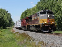CP 246 heads down the Hamilton Sub with CP 7016 and CP 8947. 
