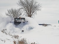 A cold January day found a friend and I chasing GEXR's snowplow run from Stratford to Goderich. This was our first time seeing a plow in operation. It was rather incredible to witness. We had a heck of a lot of fun that day.