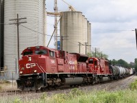 Any all EMD consist on CP is a good consist :) A pair of rebuilds storm past Ardent elevator in Streetsville on a breezy summer day. CP SD70ACU 7006 started off as SD90 9118, while SD60-3 6308 is former CP 6250, nee SOO Line SD60 6050.