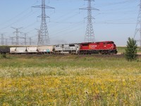 Happy Canada Day 2020! CP 234 coasts eastbound to Toronto entering Mississauga city limits at 9th Line. Power was CP 7006-CP 7023.