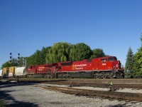 CP 7003 (rebuilt from SD9043MAC CP 9117) and CP 8908 lead CP 253 through Lasalle.