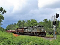 Well I finally had a shot at getting the DDay unit, CP 6644 leading a train and of course it ran late, and it wasn't in the nicest weather conditions but I'll take it. Here it accelerates along the First Line as it heads south down the Hamilton sub for a stop at Desjardins. 