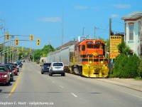 This was once the most photographed stretch of track in the country. But now that it's been a couple years, it's probably the most ignored piece of track given it's a trackmobile now.