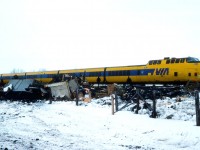 200 Series freight train derailed east of Napanee, Mil. 194