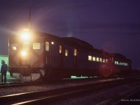 TH&B No 371 pauses briefly at Welland on its run from Buffalo (Exchange St) to Toronto Union. 