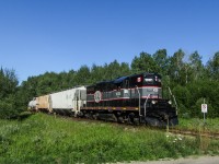 Barrie Collingwood Railway 1001 heads east crossing 8th line near Utopia ON with 3 cars headed for Innisfil. This line means a lot to me, as I would see them every year on vacation through Stayner until 2011, when Collingwood abandoned its half of the line. 10 years after I last saw this train, I participate in a mini chase through 3 crossings (after it leaving unexpectedly). It was cool to chase it in the present, while reliving past memories.
