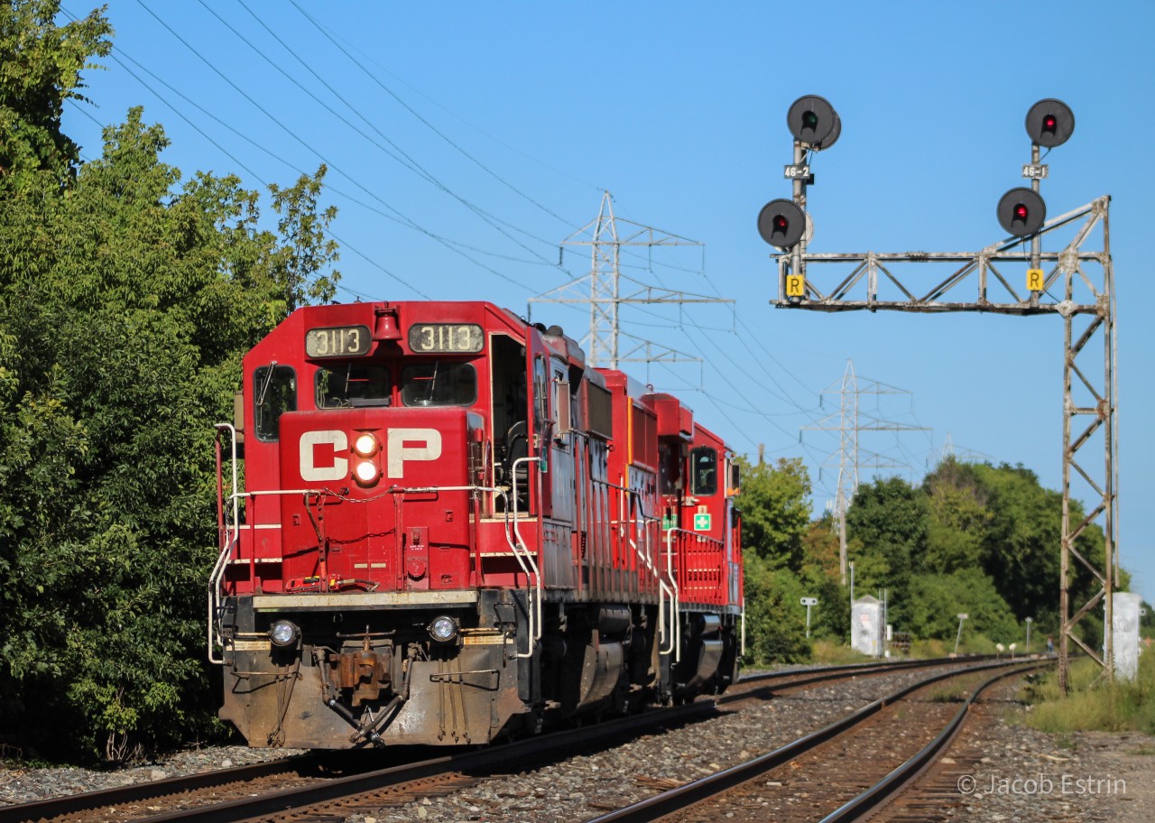 CP T66 returning to Lambton after a short work order.
