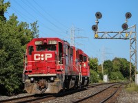 CP T66 returning to Lambton after a short work order.